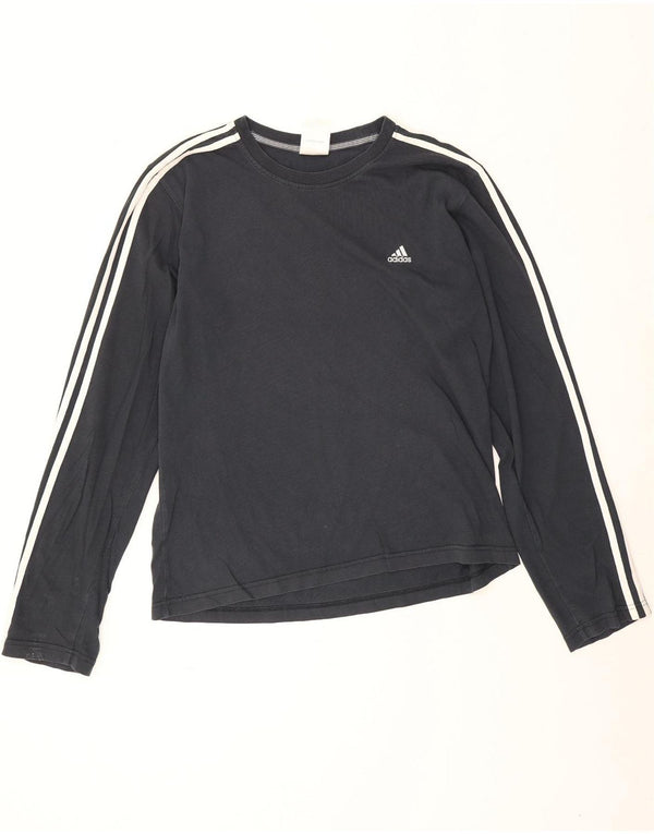 Мужской топ Adidas с длинным рукавом, большой черный