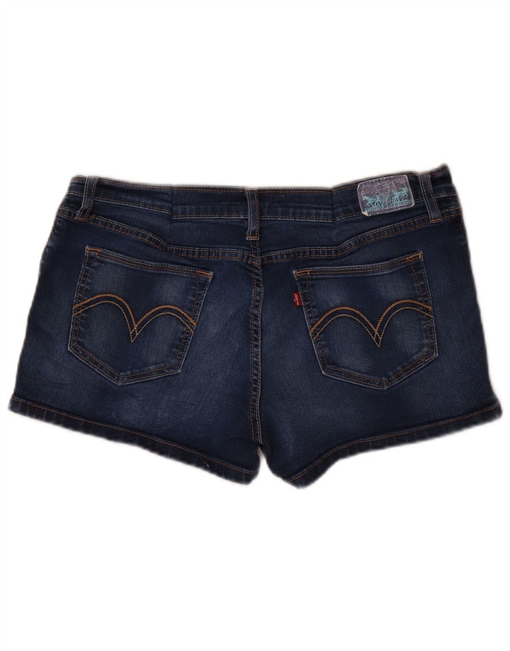 Женские джинсовые шорты Levi's W32, большие синие