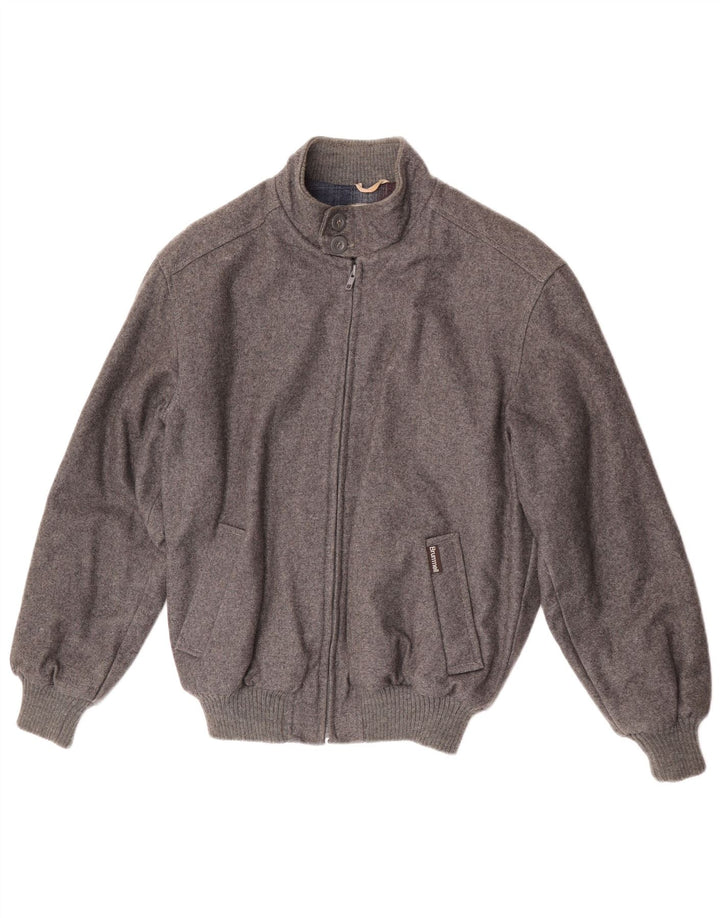 Куртка-бомбер мужская Brummell IT 48 Medium Grey Wool