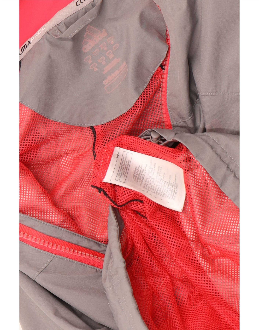 Женский спортивный костюм Adidas Top Jacket UK 16, большой серый полиэстер с цветными блоками