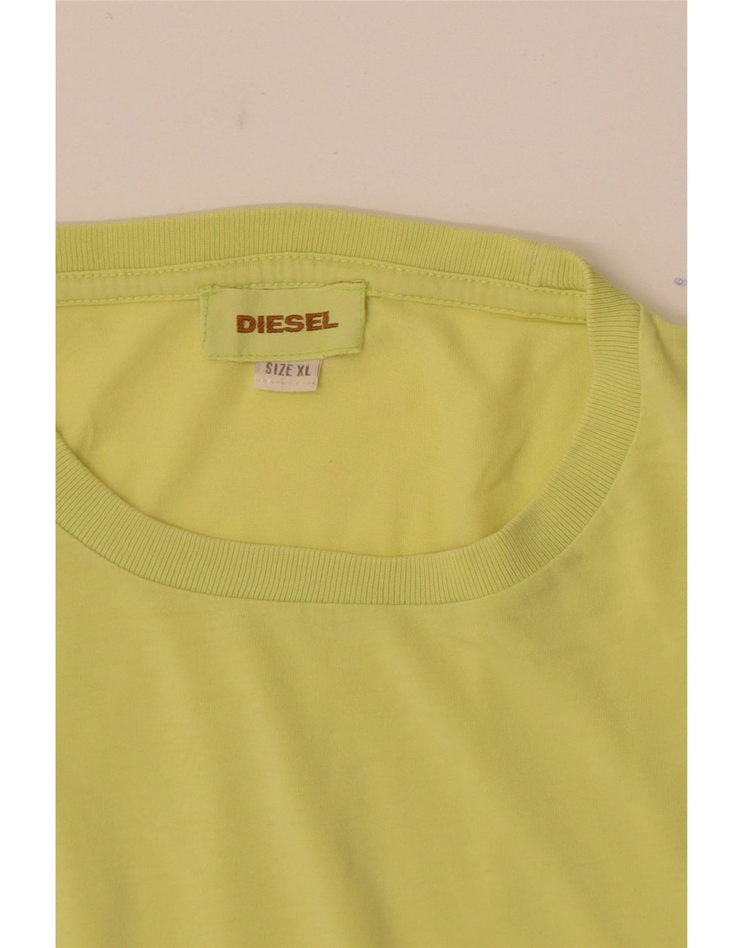 Diesel Мужская футболка Top XL Желтый