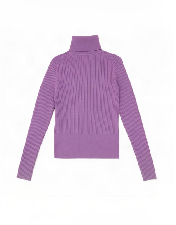 Женская укороченная блузка Zara UK 12, средний фиолетовый вискоза