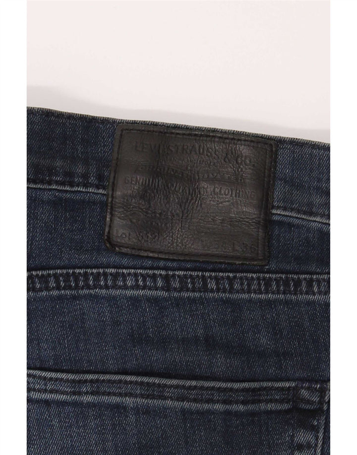 Женские зауженные джинсы Levi's 512 W34 L36 Темно-синие
