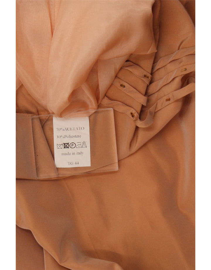Винтажный женский комплект из 2 юбок IT 44 Medium W28 Бежевый ацетат