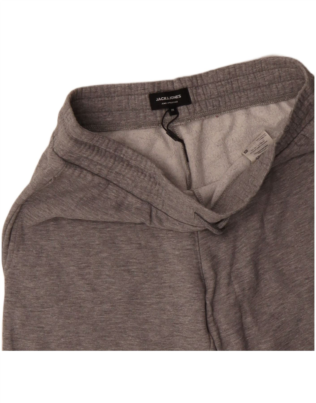 JACK & JONES Мужские спортивные шорты из хлопка среднего серого цвета