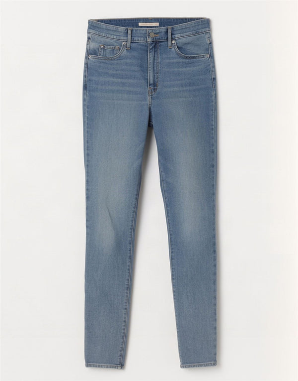 Женские джинсы скинни Levi's 721 с низкой талией W29 L30, синие, хлопок