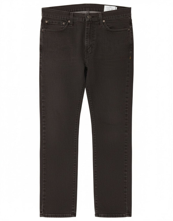 Мужские зауженные джинсы Levi's 511 W34 L30, черный хлопок