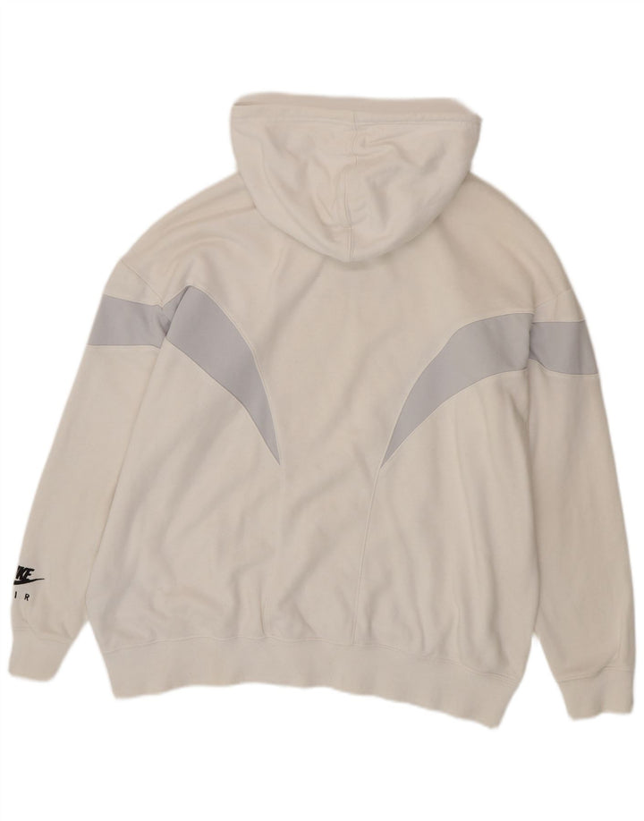 Женский джемпер с капюшоном NIKE Air Oversized UK 14, средний цвет с белыми цветными блоками