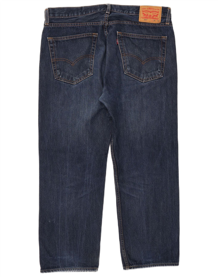 Мужские прямые джинсы Levi's W36 L27 синие, хлопок