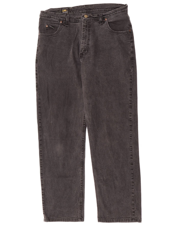 Мужские прямые джинсы Lee Brooklyn W36 L30, серый хлопок