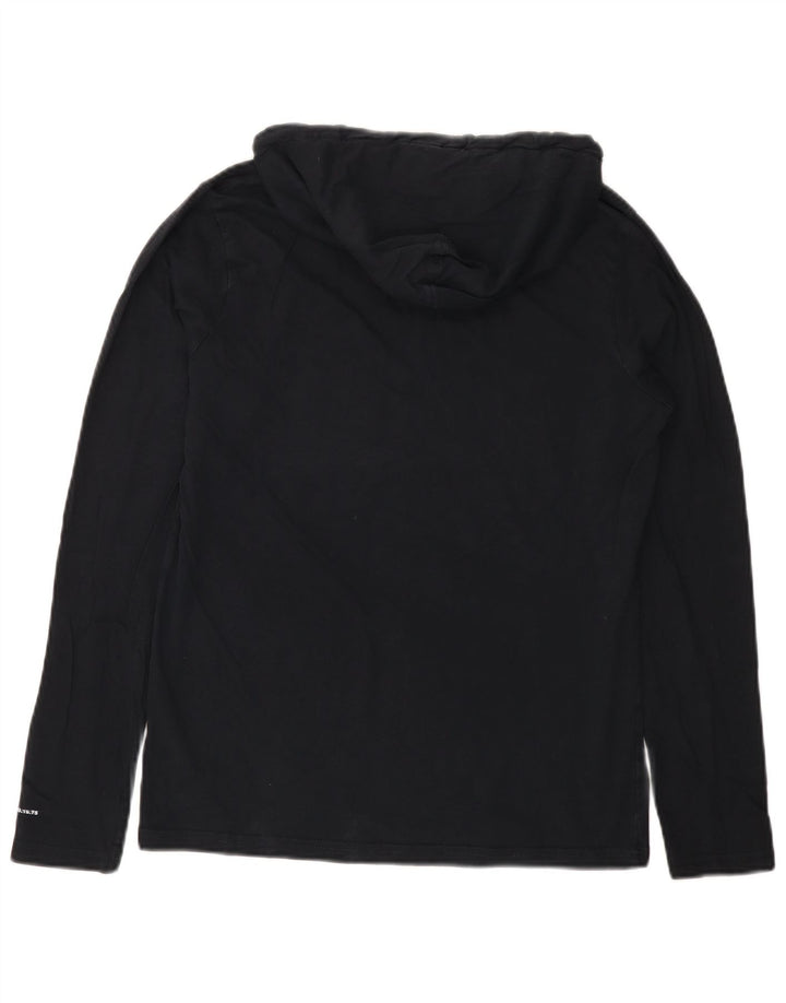 Мужской топ с капюшоном Jack & Jones с длинным рукавом, средний, темно-синий