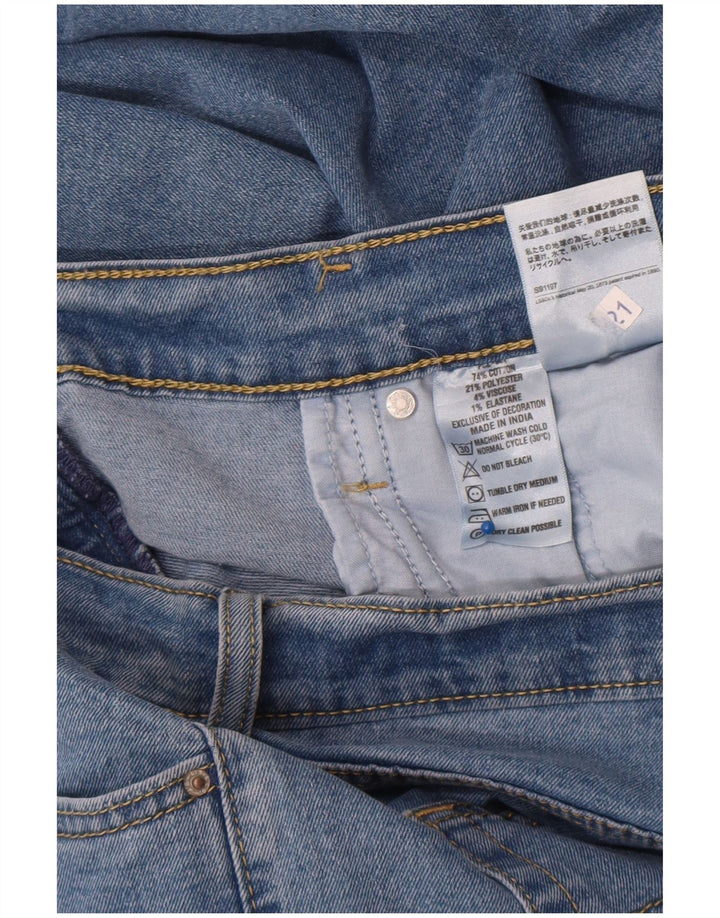 Мужские прямые джинсы Levi's W34 L28 синие, хлопок