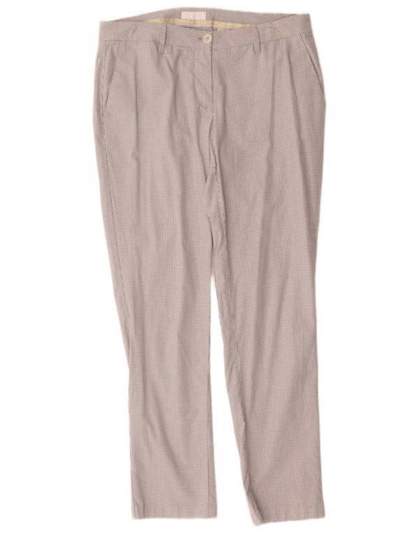 Женские брюки чинос Conte of Florence IT 46 Large W32 L28 Серые в клетку