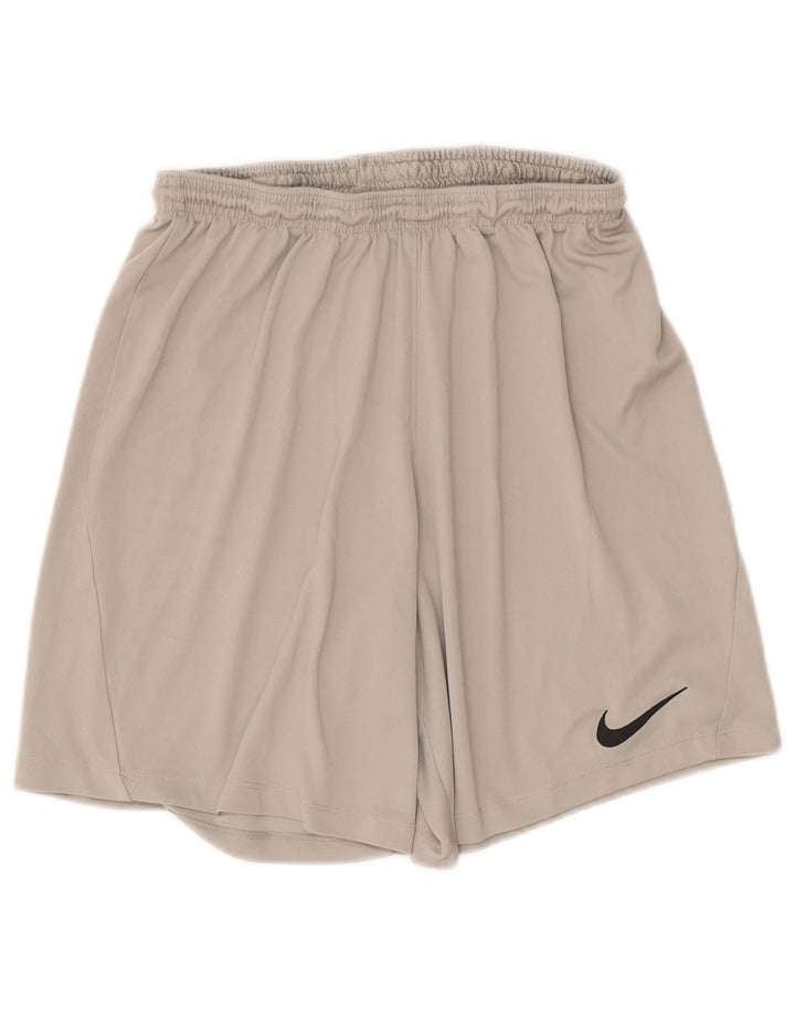 Мужские спортивные шорты Nike Dri Fit, большие серые, полиэстер
