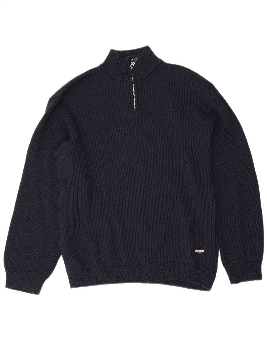 Мужской свитер Fila с воротником на молнии XL, темно-синий
