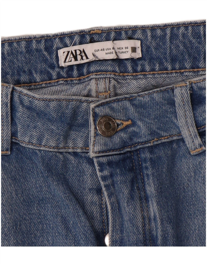Женские прямые джинсы Zara EU 40 Medium W30 L32 Синие