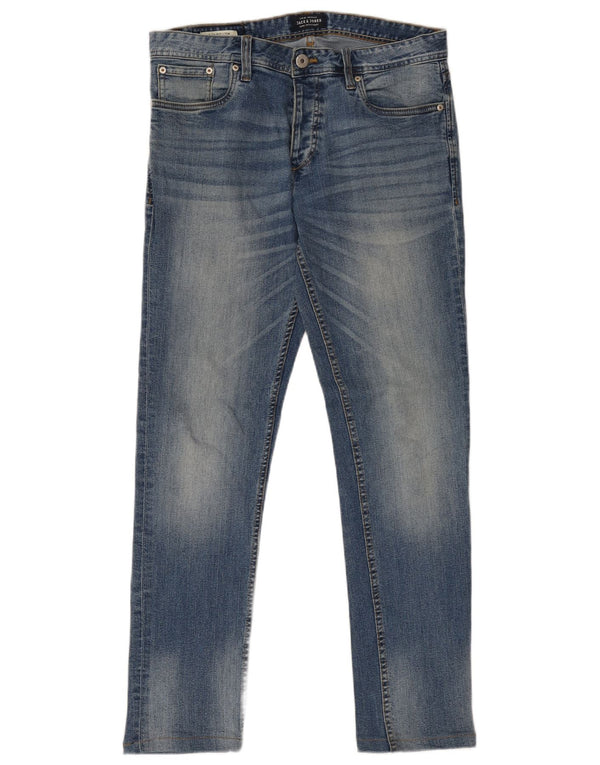 Мужские джинсы JACK & JONES Tim Slim W31 L31, синий хлопок