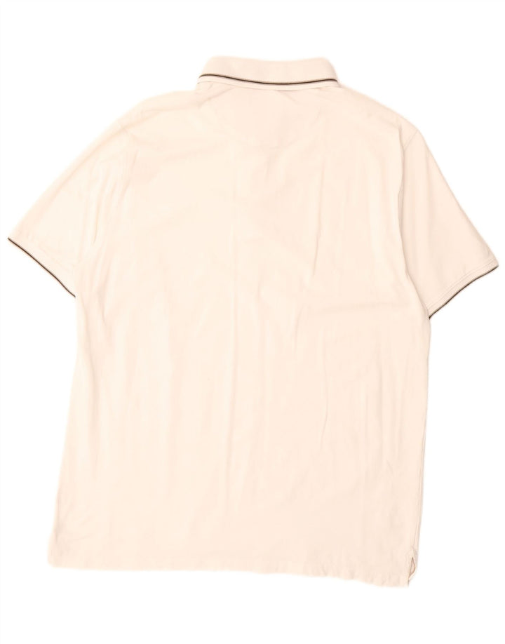 Мужская рубашка-поло Massimo Dutti 2XL Off White