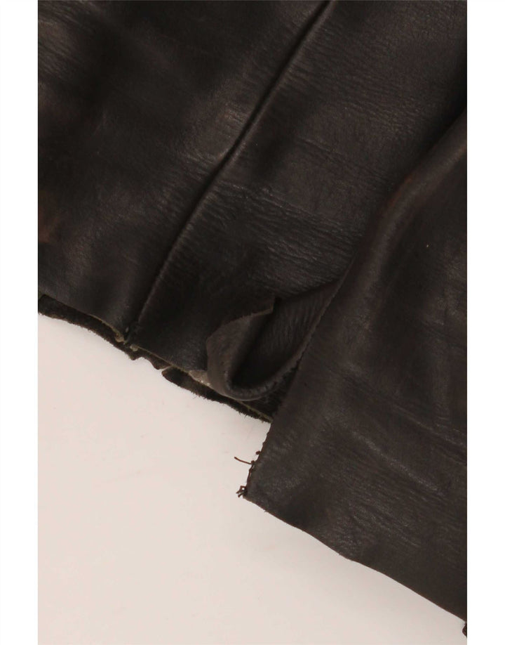 Брюки мужские прямые кожаные Spirit IT 48 Medium W30 L34 Коричневые