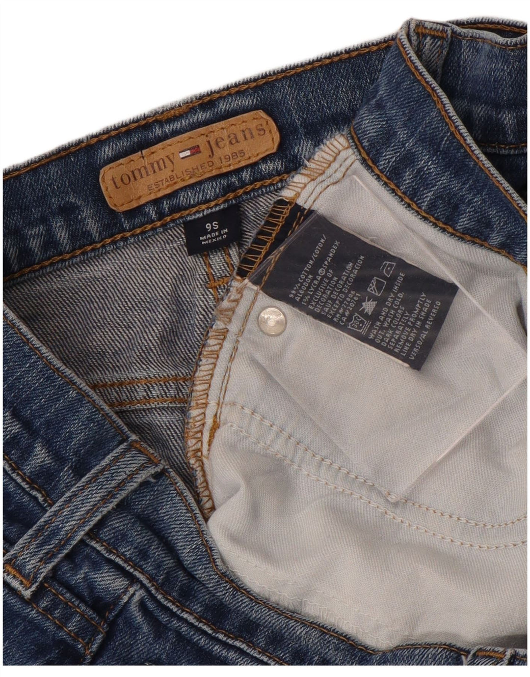 Женские джинсы Tommy Hilfiger Bootcut US 9 Medium W30 L29 Синие хлопковые