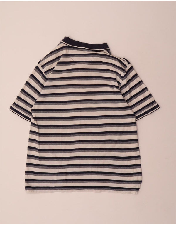 Мужская рубашка-поло JAMES PRINGLE, большая темно-синяя полоска, хлопок