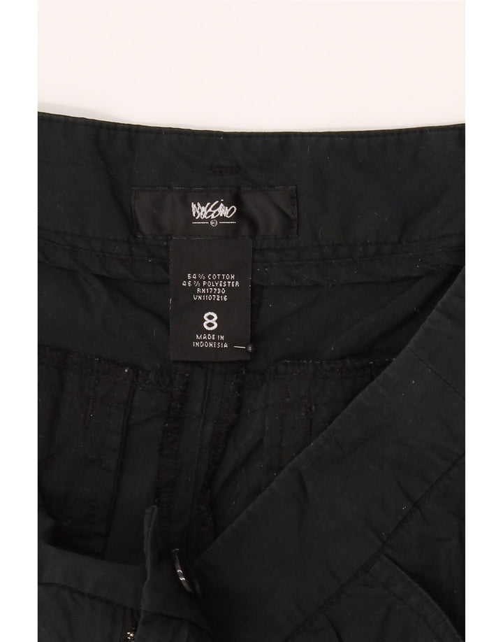 MOSSIMO Womens Low Waist Casual Shorts US 8 Medium W32  Black Cotton Vintage Mossimo and Second-Hand Mossimo from Messina Hembry 