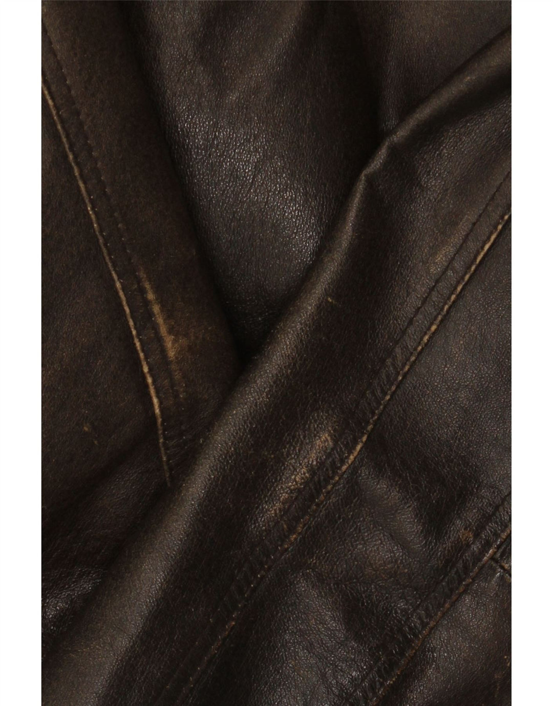 Мужская кожаная куртка Route 66 UK 40, большая коричневая кожа