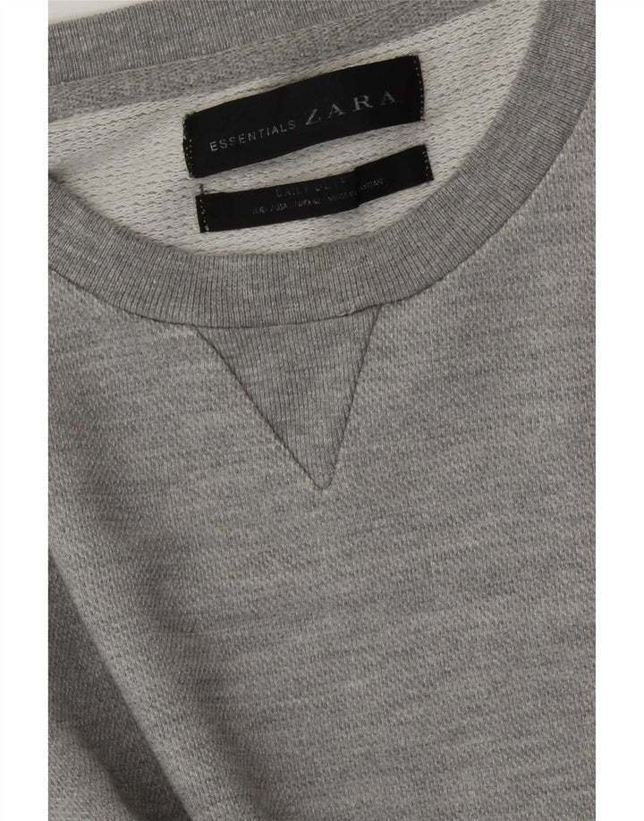 Мужской свитер Zara, большой серый