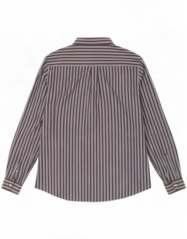 Мужская рубашка классического кроя White Stuff 2XL из хлопка в фиолетовую полоску