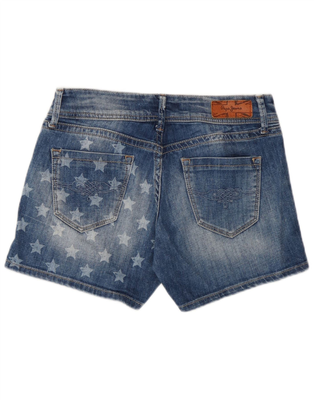 PEPE Jeans Женские джинсовые шорты с рисунком W27, маленькие синие, хлопок
