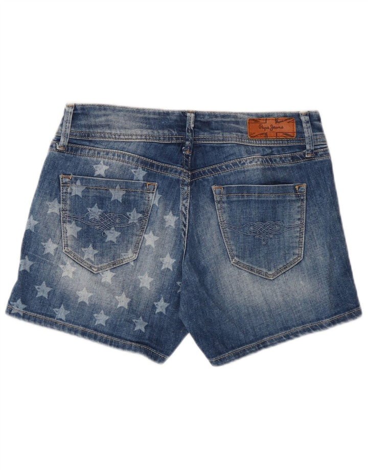 PEPE Jeans Женские джинсовые шорты с рисунком W27, маленькие синие, хлопок
