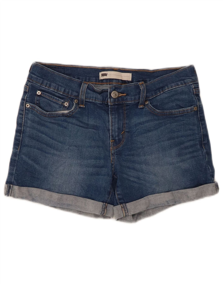 Женские джинсовые шорты LEVI'S W26, маленькие синие, хлопок
