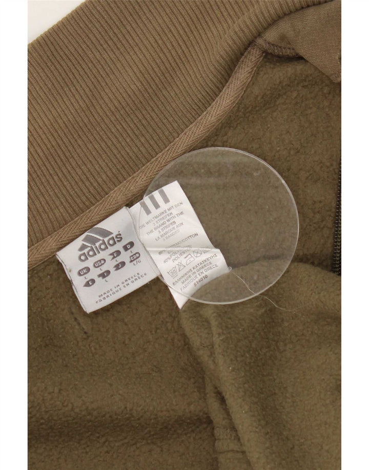 Adidas Мужской спортивный костюм Top Jacket Большой цвет хаки Хлопок