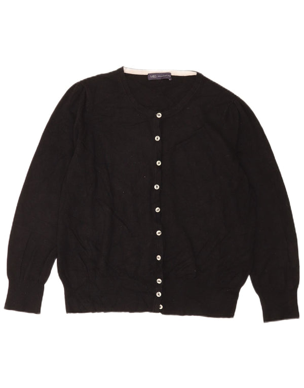 Женский кардиган Marks & Spencer UK 18 XL Черный Вискоза