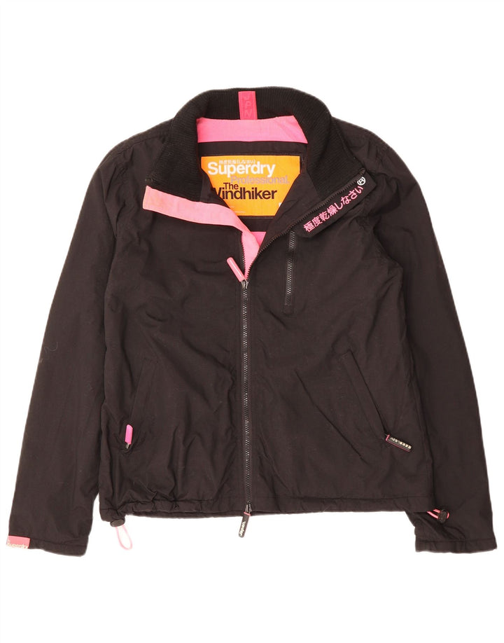 SUPERDRY Женская ветровка The Windhiker UK 16, большая черная