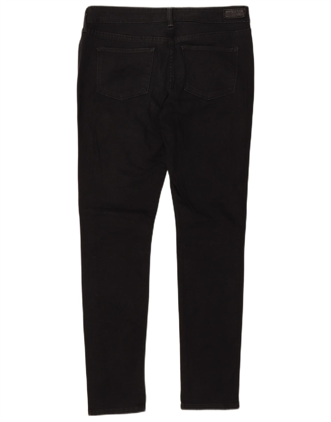 Женские джинсы скинни с современной посадкой и небольшим изгибом LEVI'S W29 L32, черный хлопок