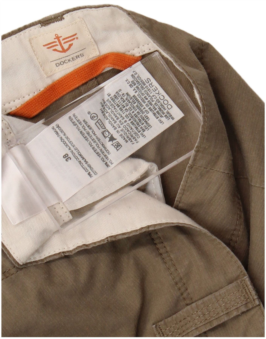 Мужские шорты карго DOCKERS W38 XL, бежевые, хлопок