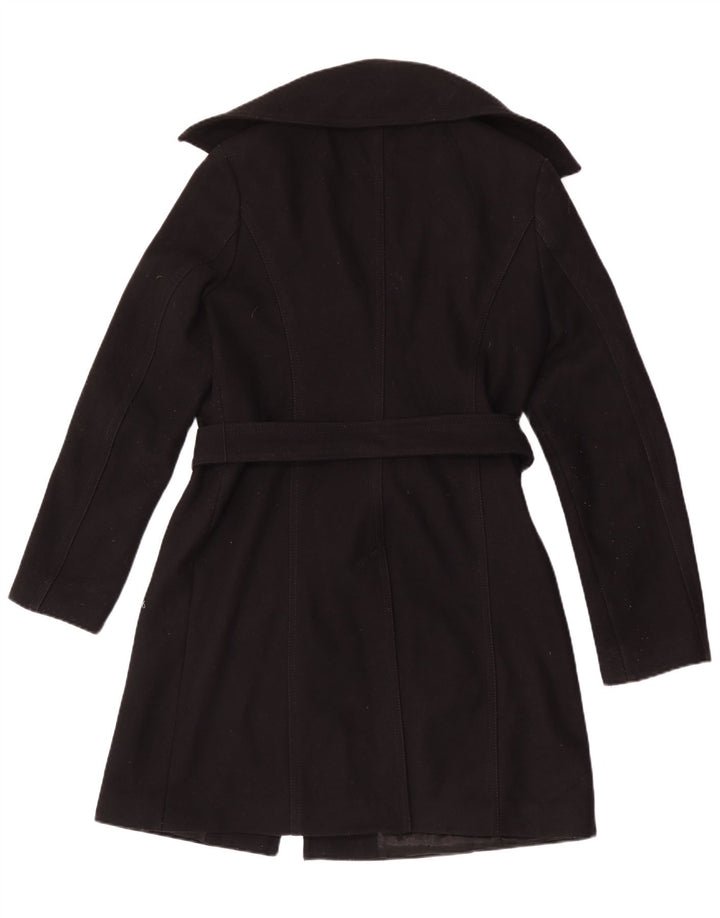 Женское пальто Benetton UK 14, среднее, черное, шерстяное
