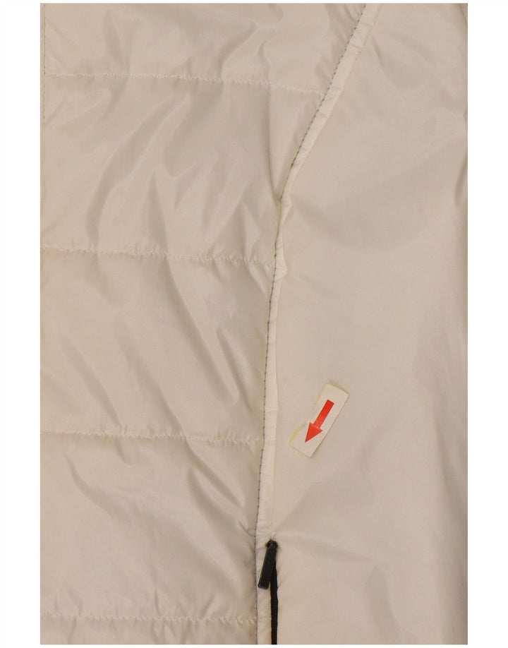 Refrigiwear Женская утепленная куртка-бомбер с капюшоном UK 14, большой белый полиэстер
