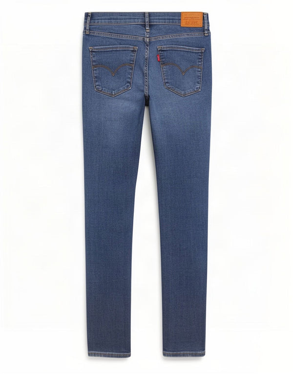 Женские джинсы скинни Levi's W29 L30, темно-синий, хлопок