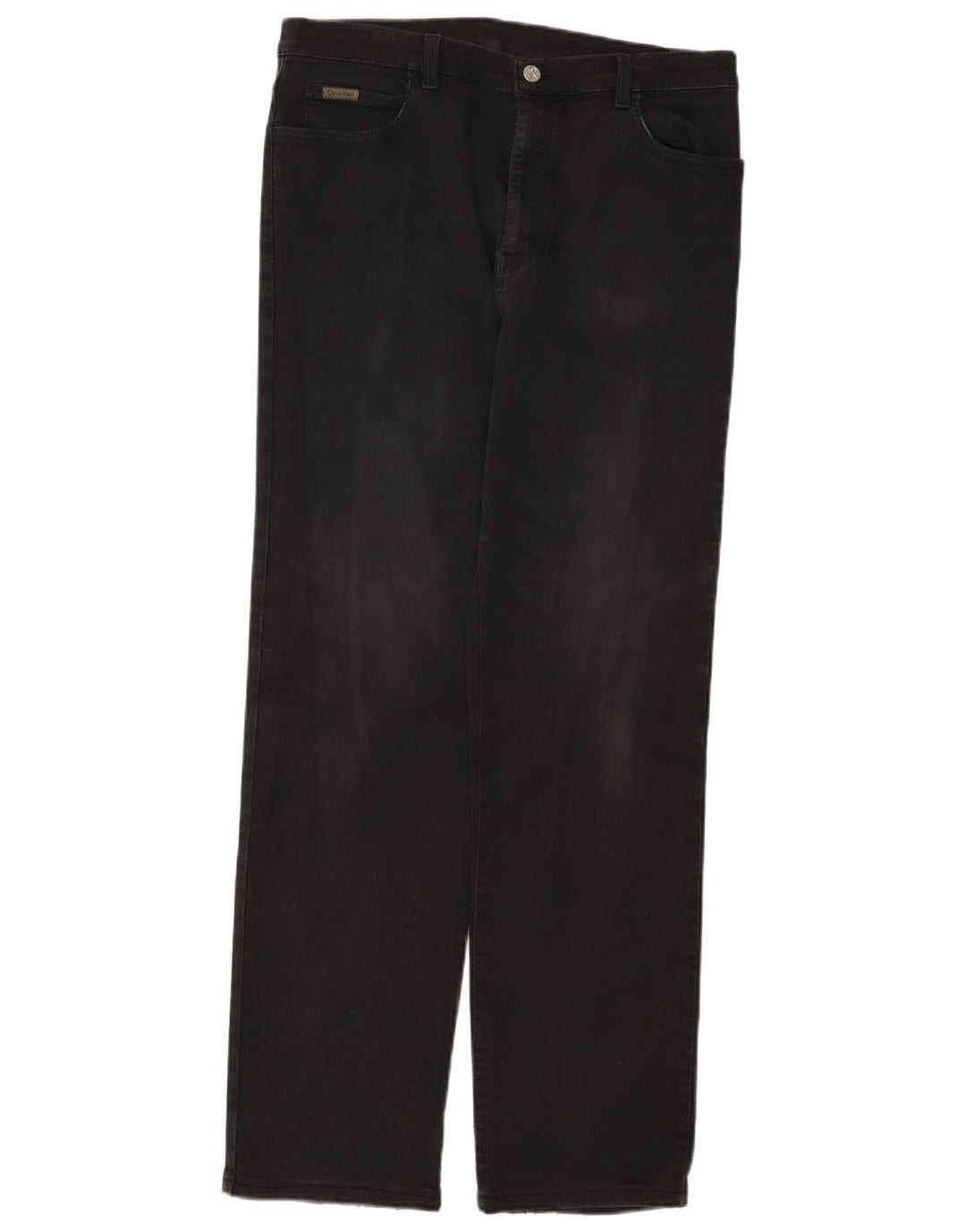 Женские прямые джинсы Calvin Klein Jeans W34 L31, черный хлопок