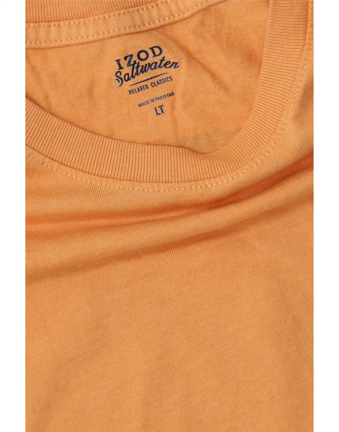 IZOD Mens Salt Water Graphic T-Shirt Top Large Orange Vintage Izod and Second-Hand Izod from Messina Hembry 