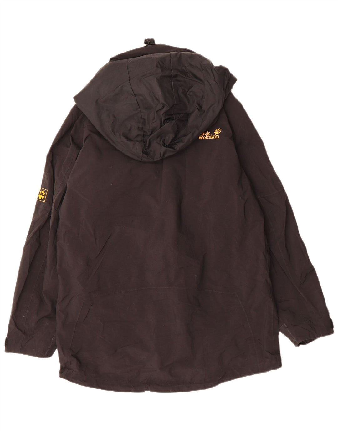Женская непромокаемая куртка с капюшоном JACK WOLFSKIN UK 8, маленькая, черная