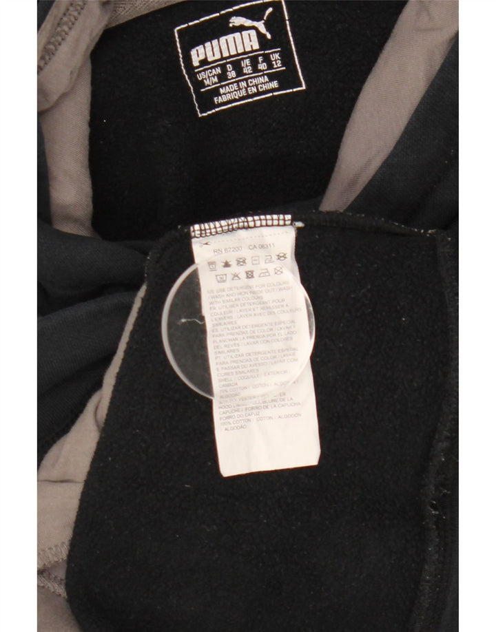 Женский джемпер с капюшоном Puma UK 12, средний черный, хлопок