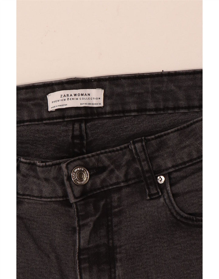 Женские узкие джинсы Zara EU 42, большие W32 L26, серые