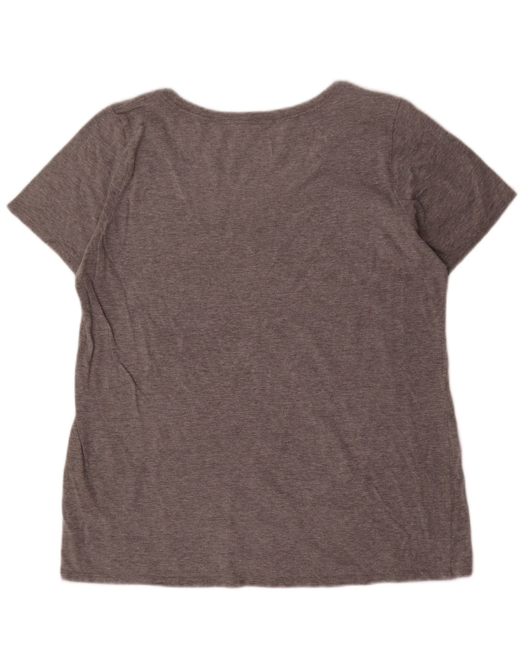 Женская футболка спортивного кроя с рисунком NIKE Top UK 16, большая серая в крапинку