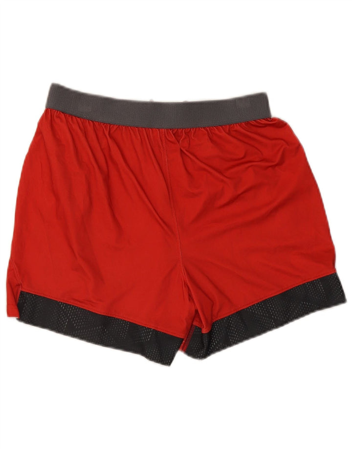 Женские спортивные шорты Under Armour UK 10, маленькие красные, полиэстер с цветными блоками