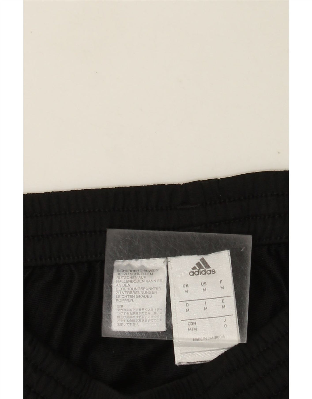 Мужские спортивные брюки Adidas для бега, средний черный полиэстер