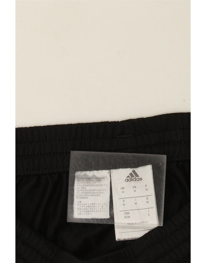 Мужские спортивные брюки Adidas для бега, средний черный полиэстер