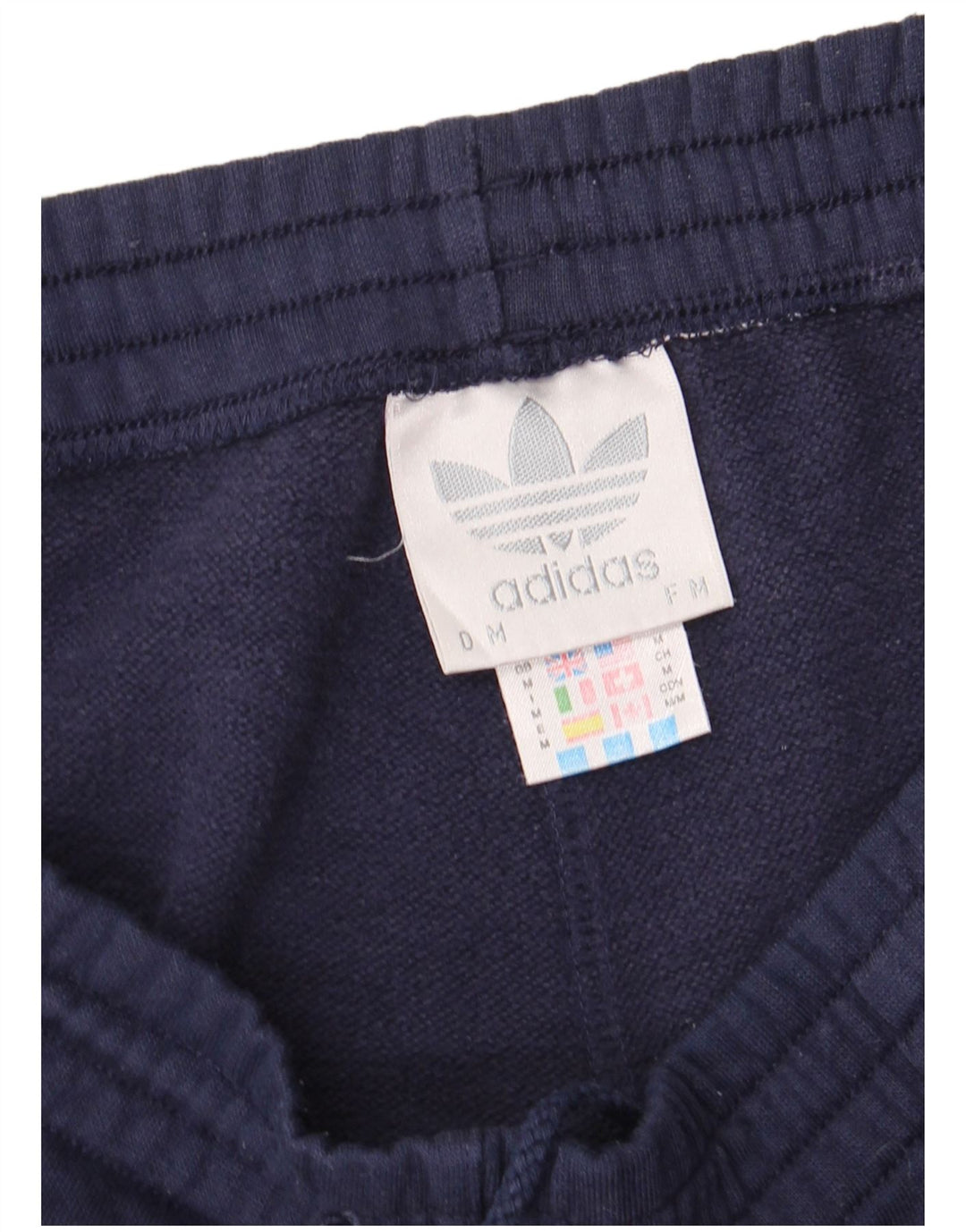 Мужские спортивные брюки Adidas Joggers среднего размера, темно-синие, полиэстер